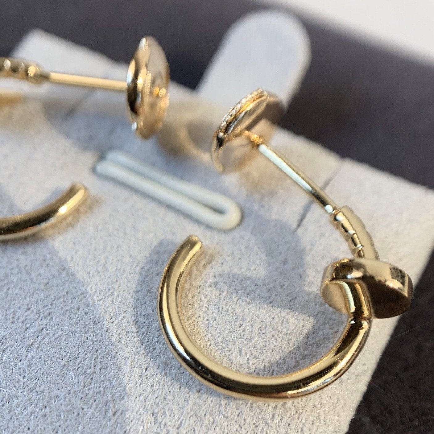 [RAFFINE]JUSTE EARRINGS PINK GOLD