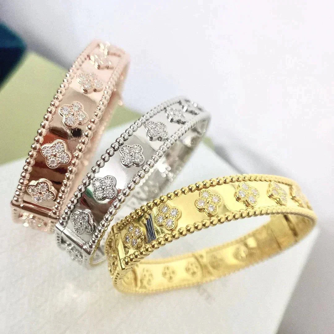 [RAFFINE]CLOVER BRACELET 8MM DIAMONDS