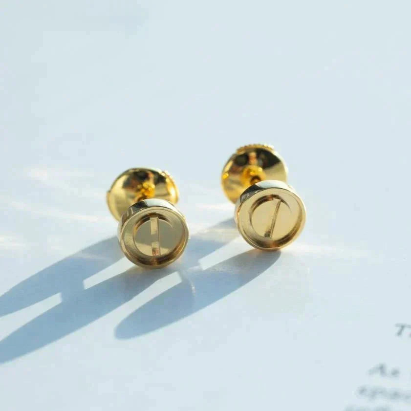 [RAFFINE]LOVE EARRINGS GOLD 10MM