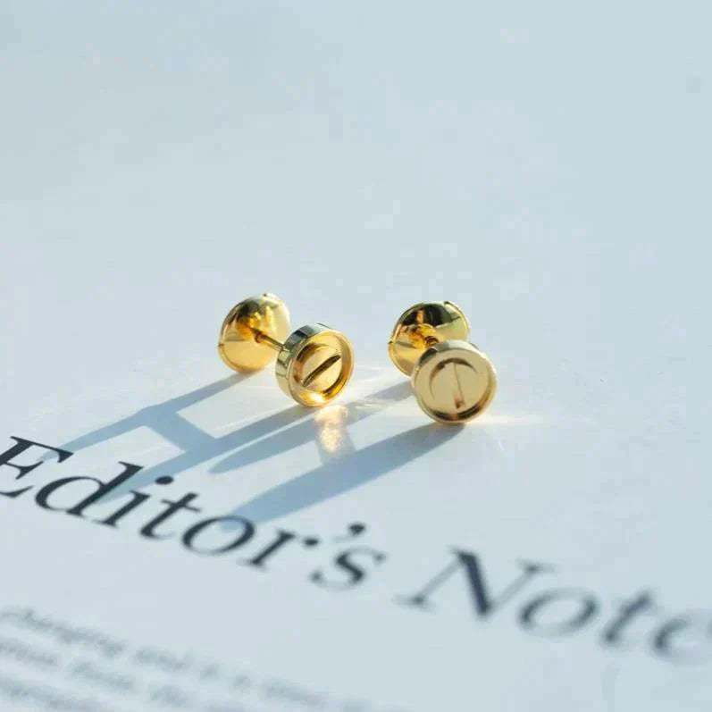 [RAFFINE]LOVE EARRINGS GOLD 10MM