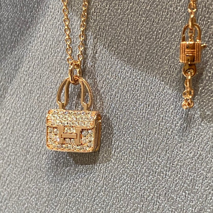[RAFFINE]CONSTANCE PEDANT DIAMOND NECKLACE