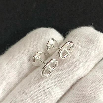[RAFFINE]CHAINE SMALL EARRINGS GOLD AND SILVER