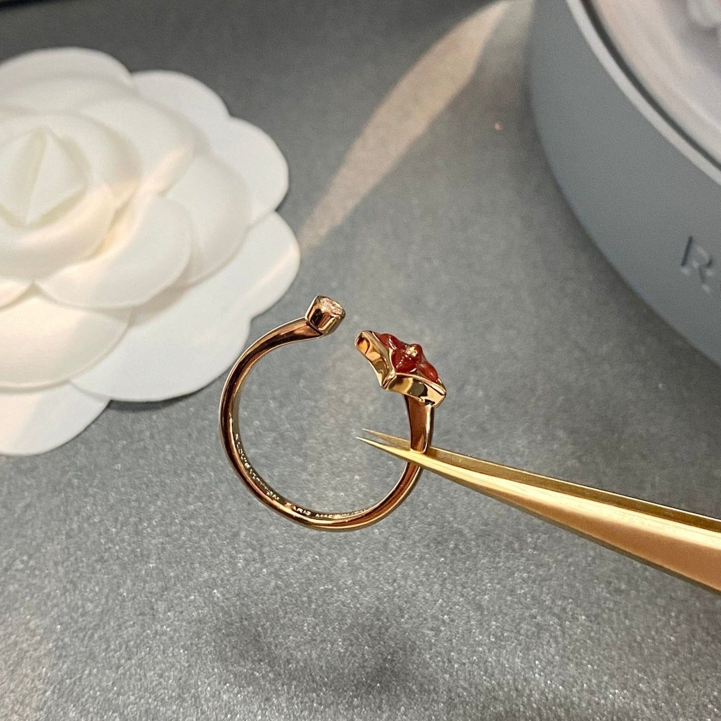 [RAFFINE]STAR 1 DIAMOND OPEN RING