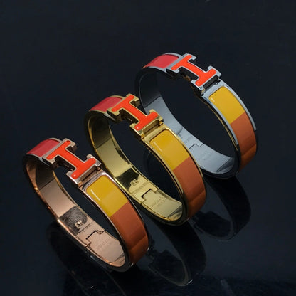 [RAFFINE]H BRACELET ORANGE RAINBOW CERAMIC
