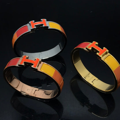 [RAFFINE]H BRACELET ORANGE RAINBOW CERAMIC