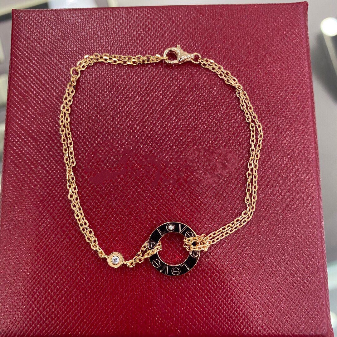 [RAFFINE]LOVE BRACELET 2 DIAMOND
