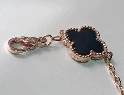 [RAFFINE]CLOVER 5 MOTIFS MULTICOLOR BRACELET