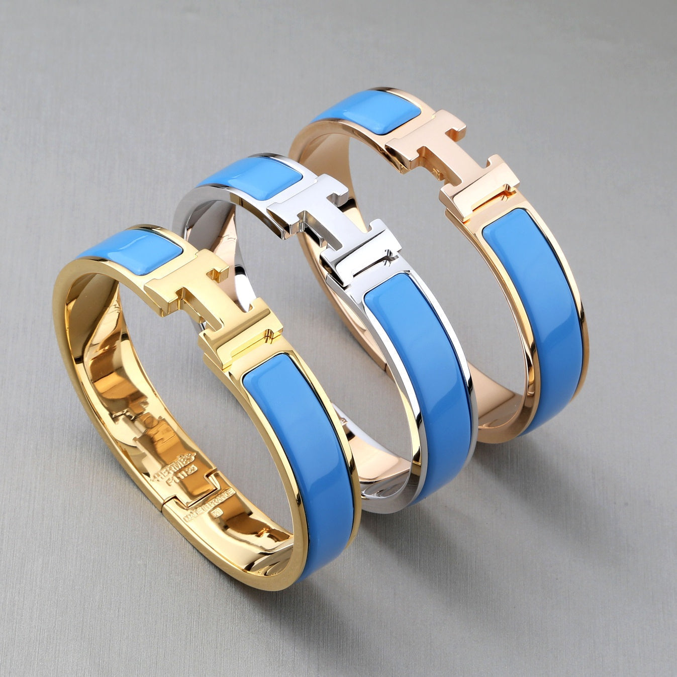 [RAFFINE]H BRACELET TURQUOISE 12MM