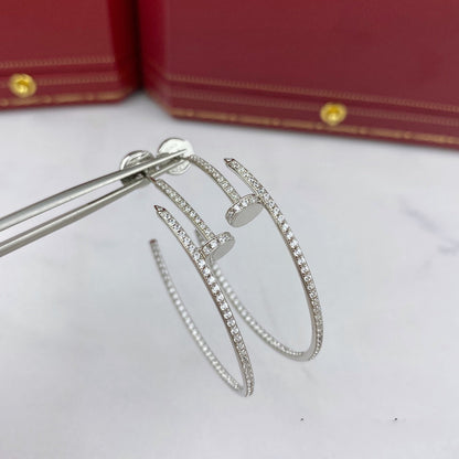 [RAFFINE]JUSTE EARRINGS FULL DIAMONDS 1.8MM