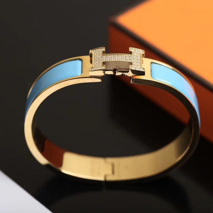 [RAFFINE]H CLOUD BLUE BRACELET GOLD DIAMOND