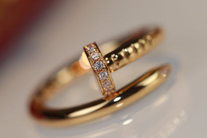 [RAFFINE]JUSTE RING 2.65MM GOLD DIAMOND