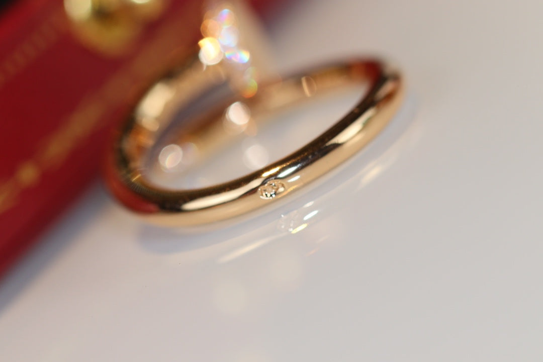 [RAFFINE]JUSTE RING 2.65MM GOLD DIAMOND