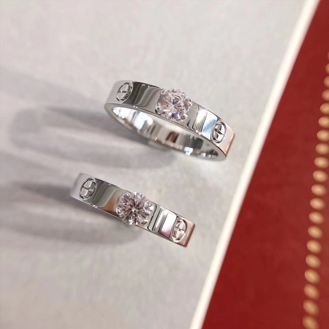 [RAFFINE]LOVE RING 3.6MM 1 BIG DIAMOND