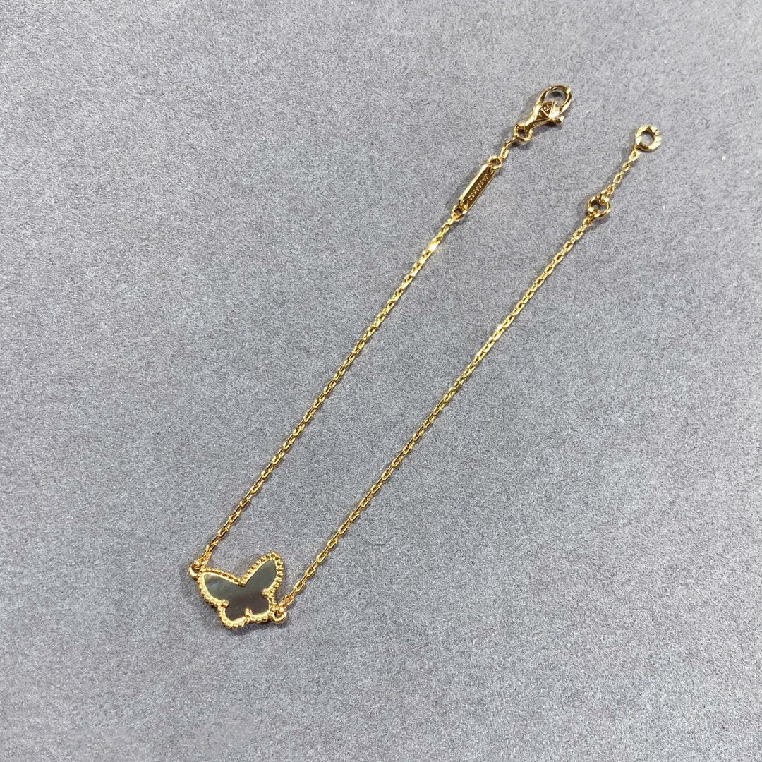 [RAFFINE]BUTTERFLY DARK MOP BUTTERFLY BRACELET
