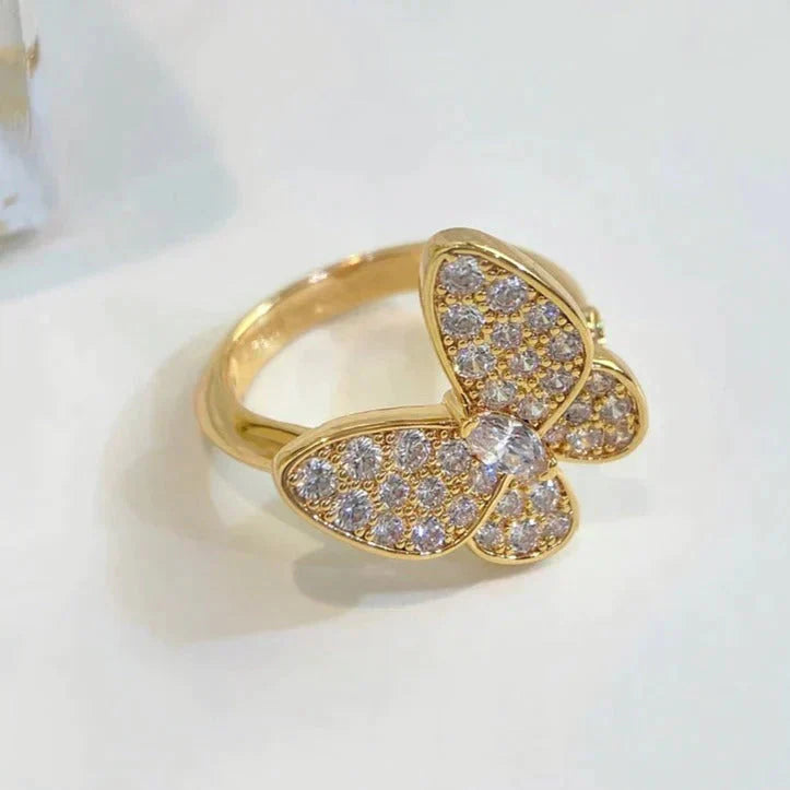 [RAFFINE]BUTTERFLY DIAMOND RING