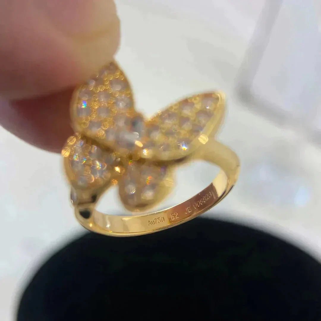 [RAFFINE]BUTTERFLY DIAMOND RING