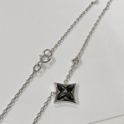 [RAFFINE]STAR BLACK MOP NECKLACE