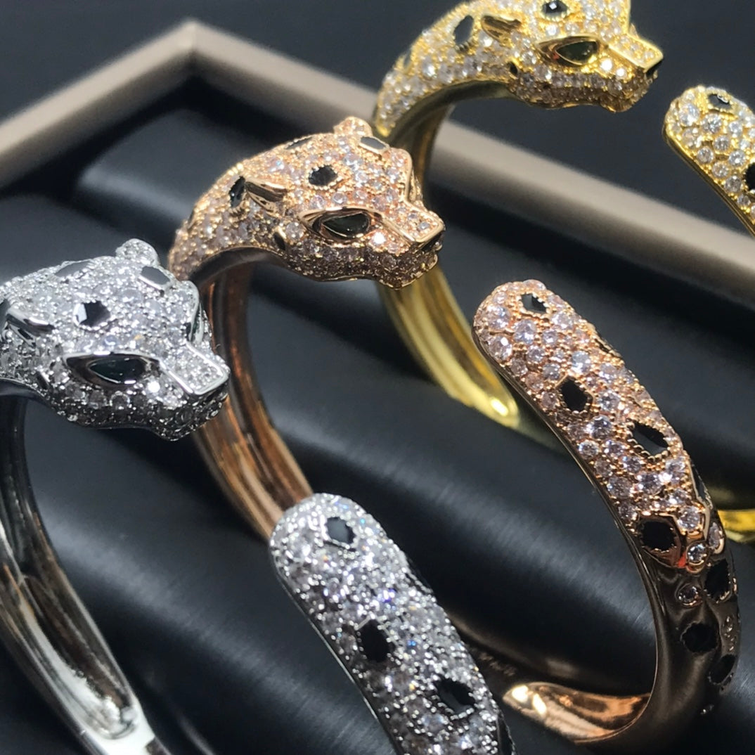 [RAFFINE]PANTHERE BIG BRACELET DIAMONDS
