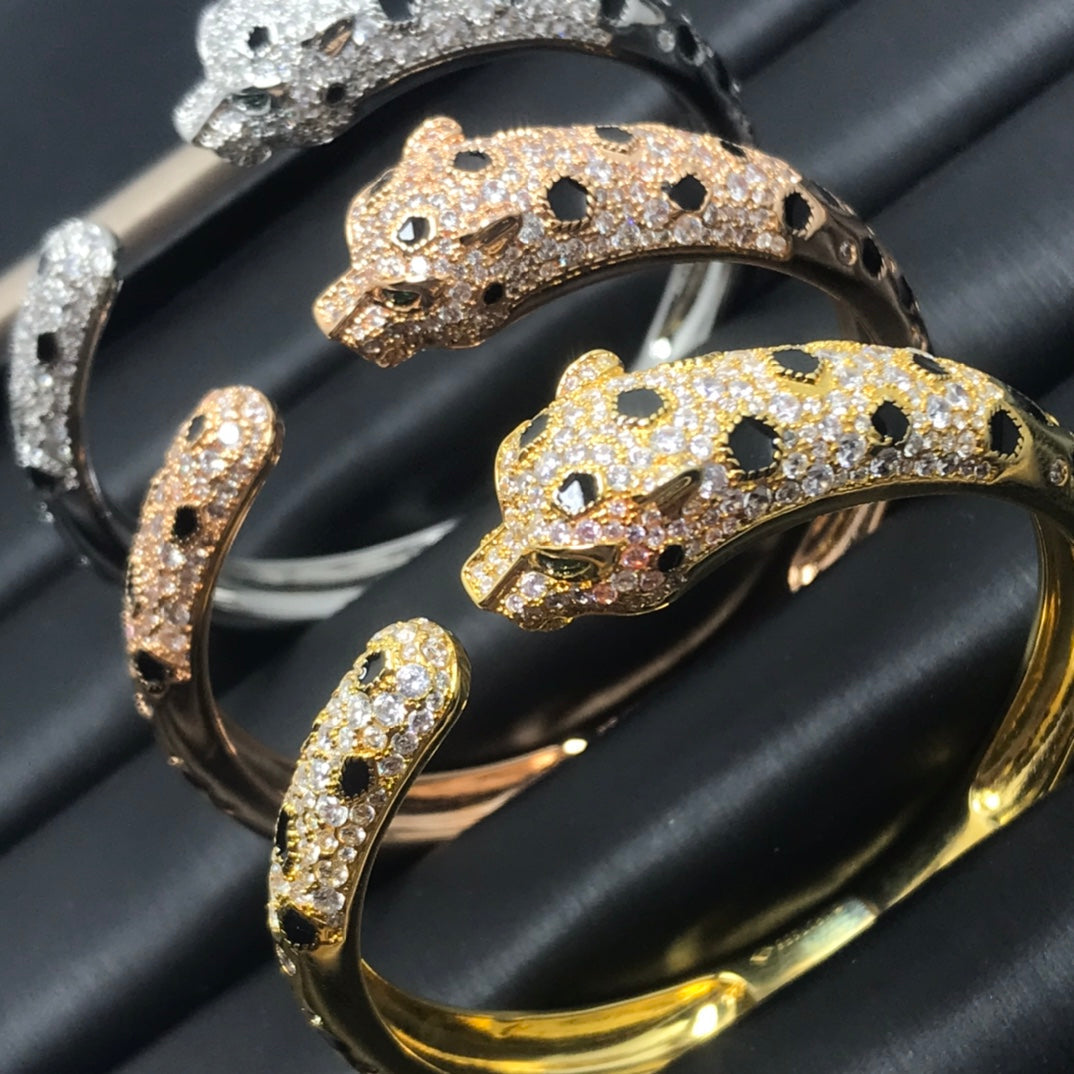 [RAFFINE]PANTHERE BIG BRACELET DIAMONDS
