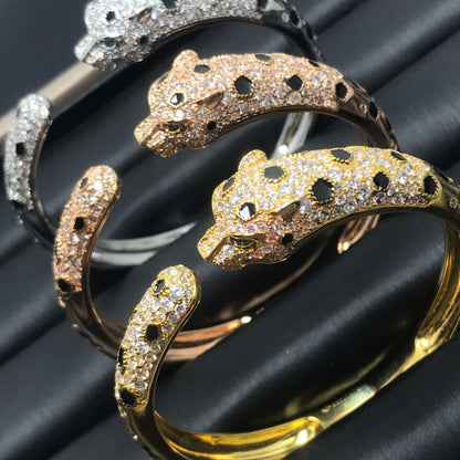 [RAFFINE]PANTHERE BIG BRACELET DIAMONDS