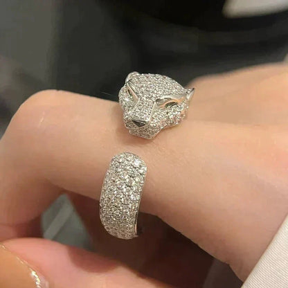 [RAFFINE]PANTHERE 5.5MM ALL DIAMOND RING