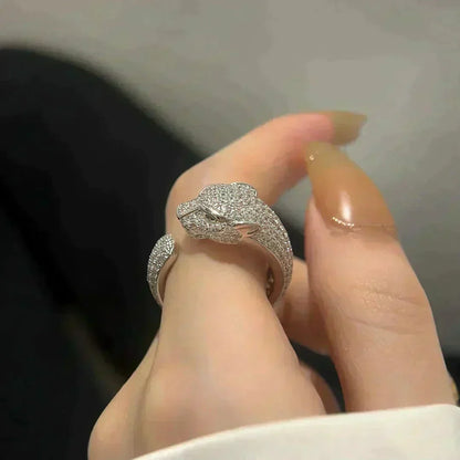 [RAFFINE]PANTHERE 5.5MM ALL DIAMOND RING