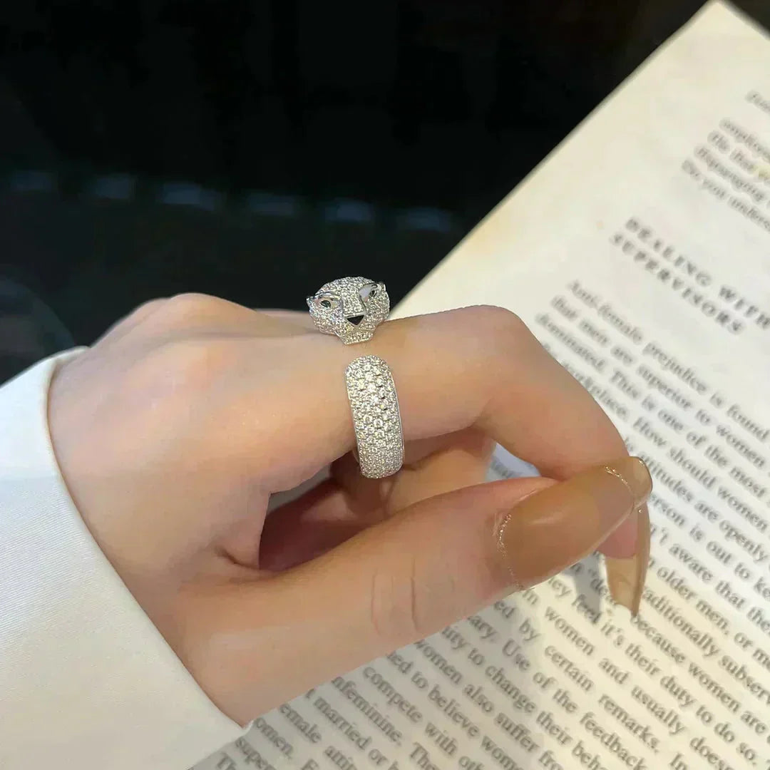 [RAFFINE]PANTHERE 5.5MM ALL DIAMOND RING