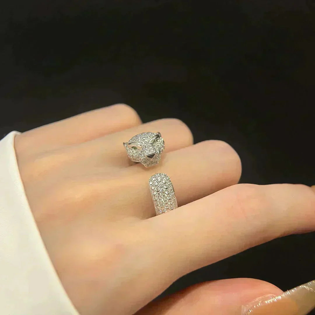[RAFFINE]PANTHERE 5.5MM ALL DIAMOND RING