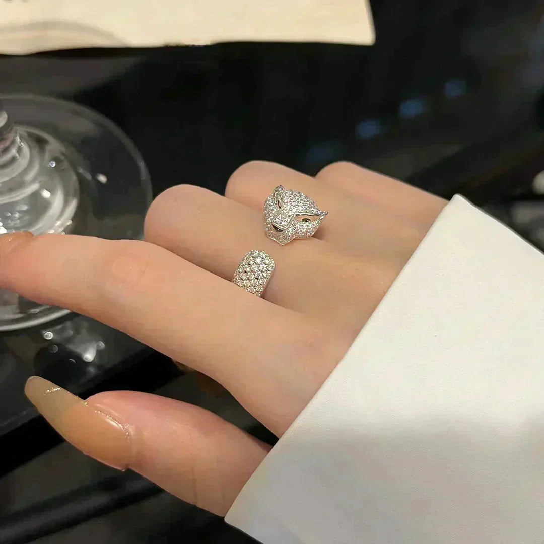 [RAFFINE]PANTHERE 5.5MM ALL DIAMOND RING