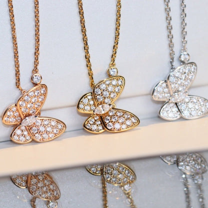 [RAFFINE]BUTTERFLY DIAMOND NECKLACE
