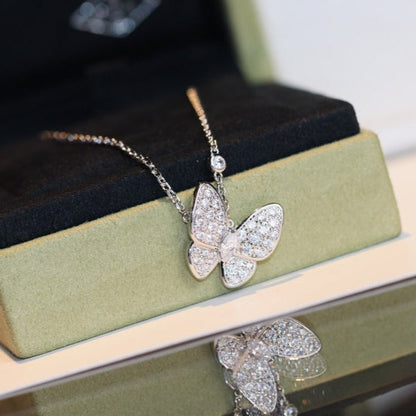 [RAFFINE]BUTTERFLY DIAMOND NECKLACE