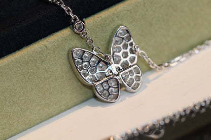 [RAFFINE]BUTTERFLY DIAMOND NECKLACE