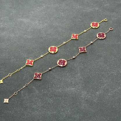 [RAFFINE]STAR AND SUN CARNELIAN 4 MOTIFS 3 DIAMONDS