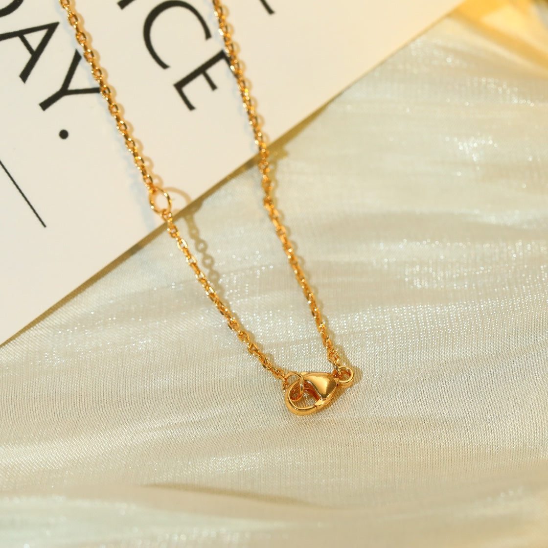 [RAFFINE]VOLT SILVER DIAMOND PEDANT NECKLACE