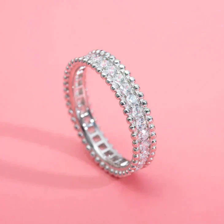 [RAFFINE]PERLEE DIAMOND SILVER RING