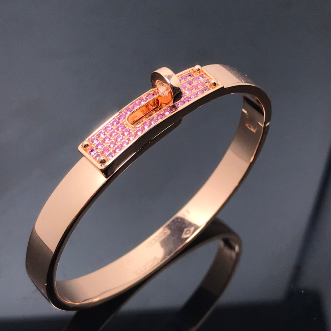 [RAFFINE]KELLY BRACELET PINK DIAMOND