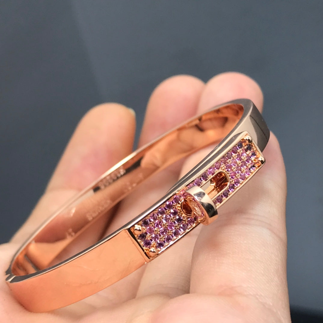 [RAFFINE]KELLY BRACELET PINK DIAMOND