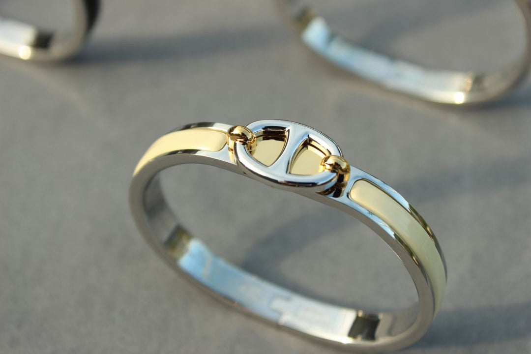 [RAFFINE]CLIC CHAINE SILVER BRACELET