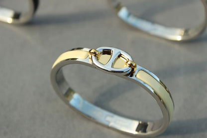 [RAFFINE]CLIC CHAINE SILVER BRACELET