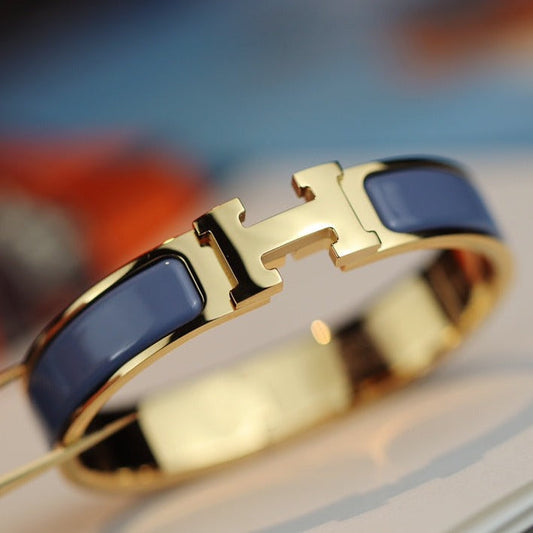 [RAFFINE]H BRACELET 12MM BLUE GRAY