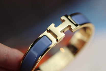[RAFFINE]H BRACELET 12MM BLUE GRAY