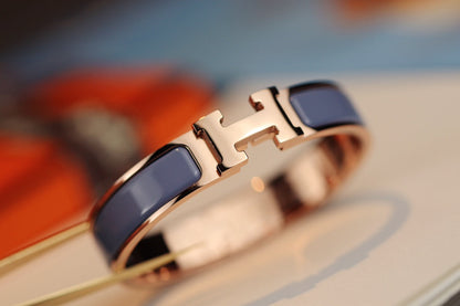 [RAFFINE]H BRACELET 12MM BLUE GRAY