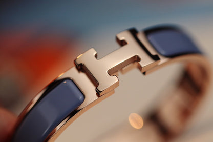 [RAFFINE]H BRACELET 12MM BLUE GRAY