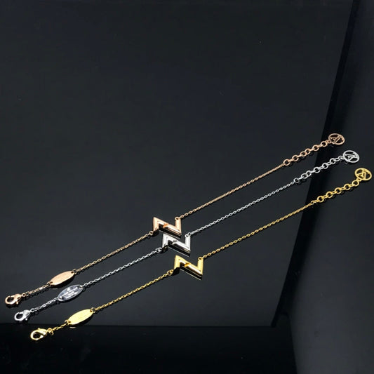 [RAFFINE]VOLT LV LOGO BRACELET
