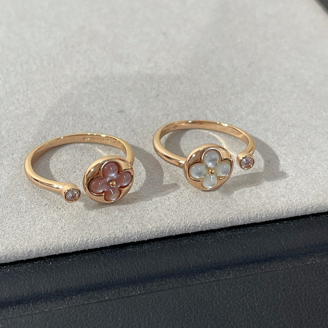 [RAFFINE]SUN 1 DIAMOND PINK MOP RING