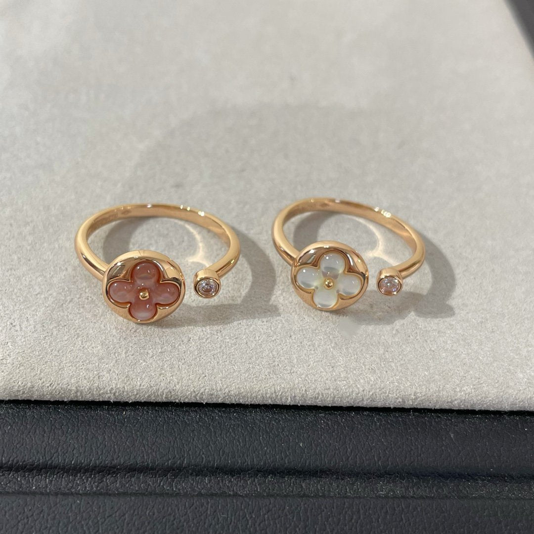 [RAFFINE]SUN 1 DIAMOND PINK MOP RING