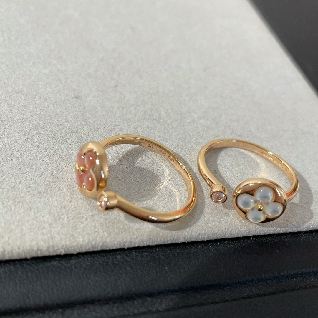 [RAFFINE]SUN 1 DIAMOND PINK MOP RING