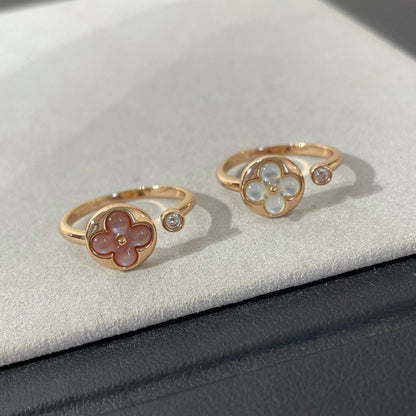 [RAFFINE]SUN 1 DIAMOND PINK MOP RING