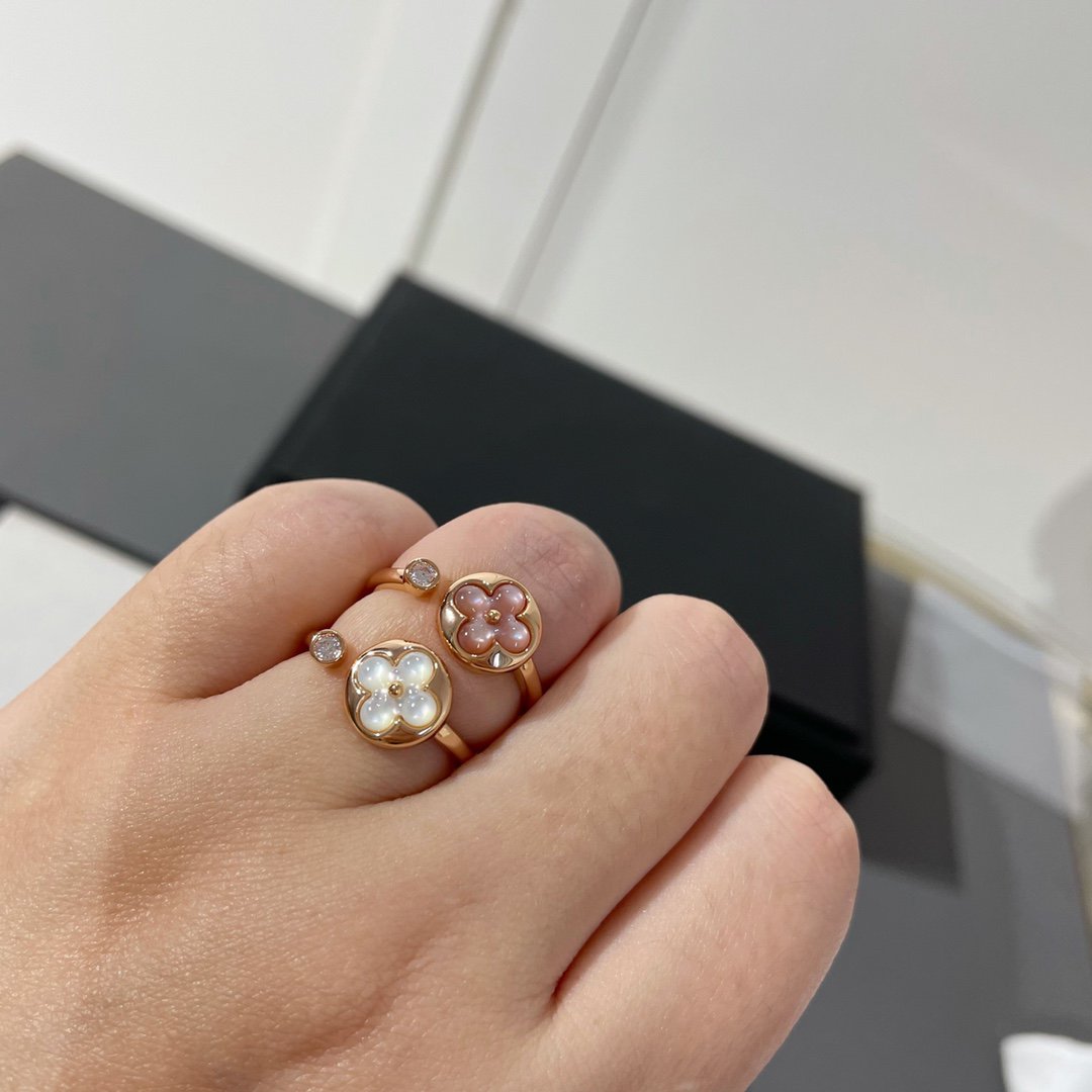 [RAFFINE]SUN 1 DIAMOND PINK MOP RING
