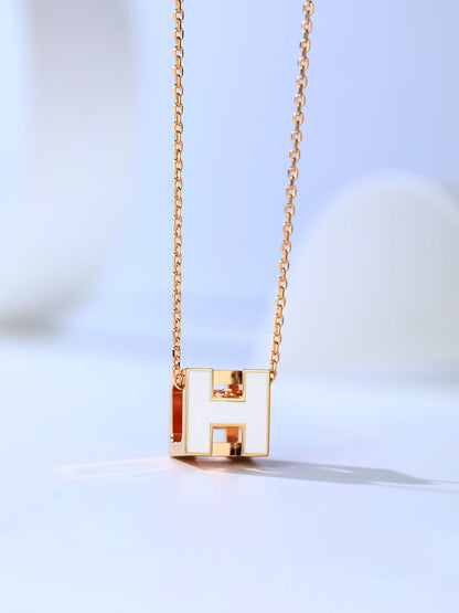 [RAFFINE]H CAGE PINK GOLD NECKLACE